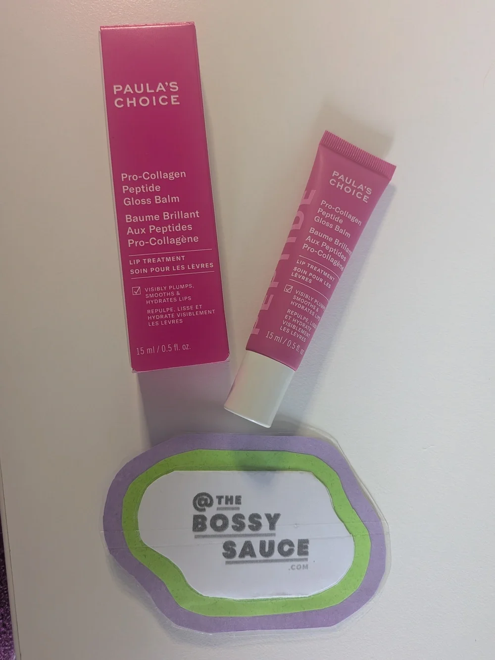 🌸 Paula’s Choice Pro-Collagen Peptide Plumping Gloss Balm NWT 15 ML
